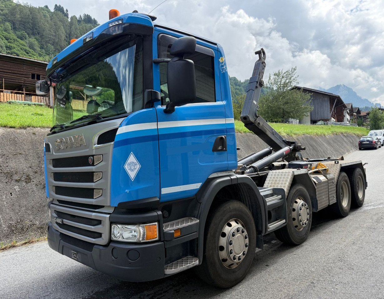 Scania G490 CB 8x4, E6, Retarder, Hiab Multilift 21ton - משאית הרמת וו: תמונה 1 Scania G490 CB 8x4, E6, Retarder, Hiab Multilift 21ton - משאית הרמת וו: תמונה 1