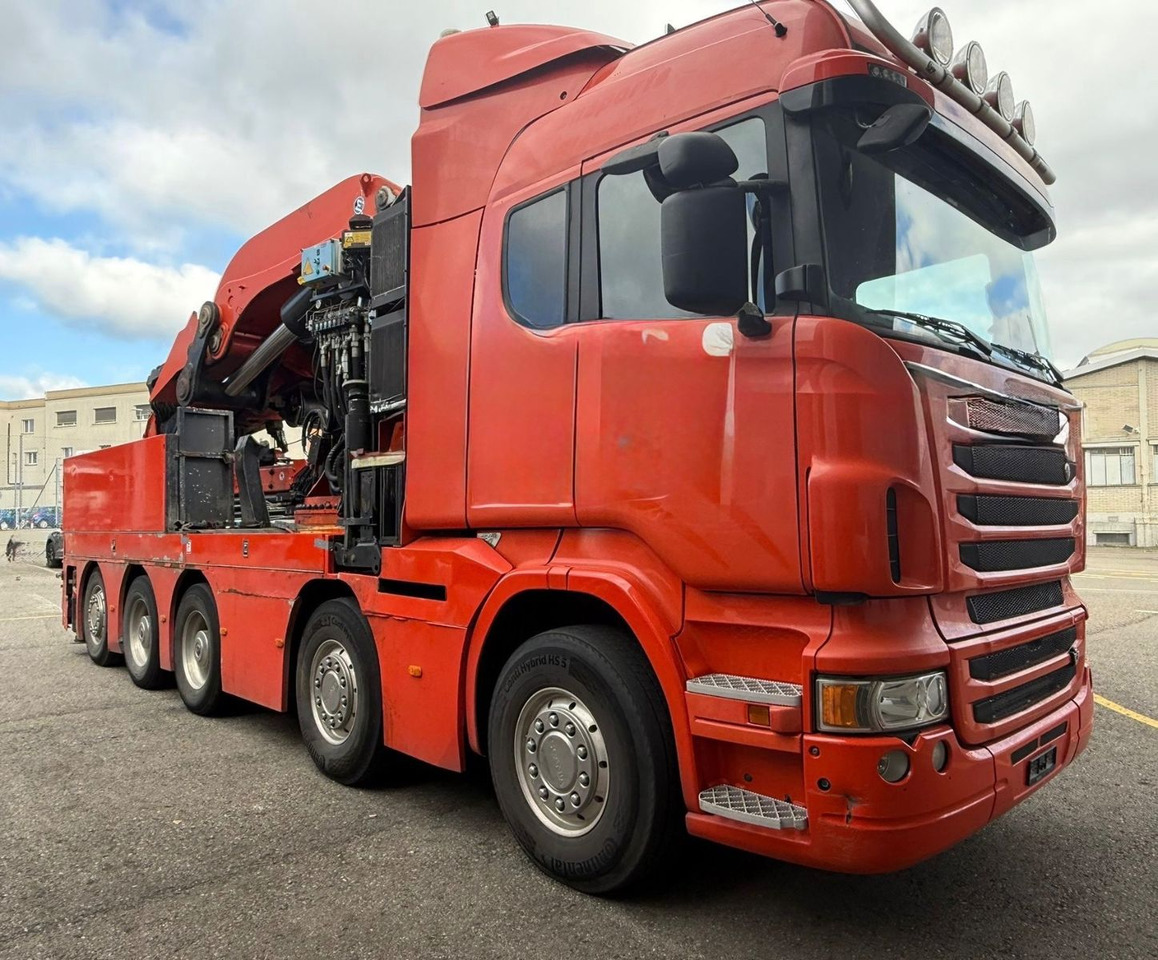 Scania R500 V8 LB10x4, E5, Effer 1750 8S, FLYJIB, 44m - משאית מנוף: תמונה 1 Scania R500 V8 LB10x4, E5, Effer 1750 8S, FLYJIB, 44m - משאית מנוף: תמונה 1