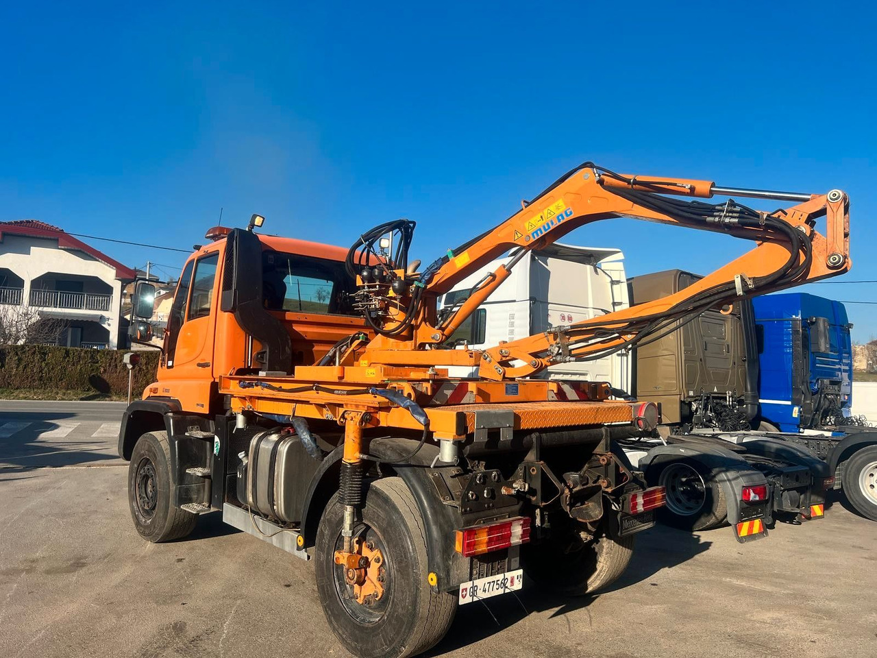 Unimog U500 4x4, Boeschungsmaehwerk Mulag - משאית: תמונה 1 Unimog U500 4x4, Boeschungsmaehwerk Mulag - משאית: תמונה 1