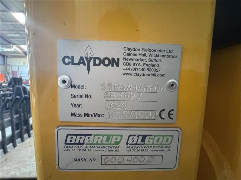 Claydon 7,5 meter Kørt under 300 HA - מגרפת קפיצים: תמונה 4 Claydon 7,5 meter Kørt under 300 HA - מגרפת קפיצים: תמונה 4