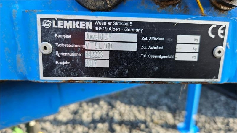 Lemken Juwel 8M Juwel 8 OF - מחרשה: תמונה 4 Lemken Juwel 8M Juwel 8 OF - מחרשה: תמונה 4