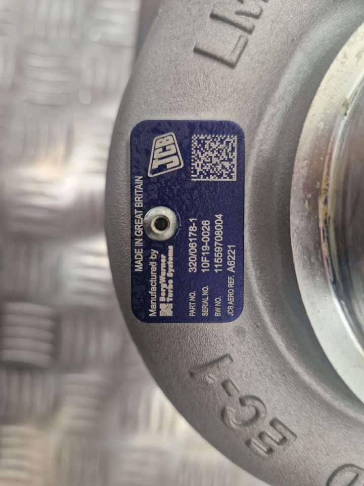 BorgWarner BV55 turbo 320/06178 JCB turbocharger - מנוע וחלקים עבור מכונת בנייה: תמונה 4 BorgWarner BV55 turbo 320/06178 JCB turbocharger - מנוע וחלקים עבור מכונת בנייה: תמונה 4