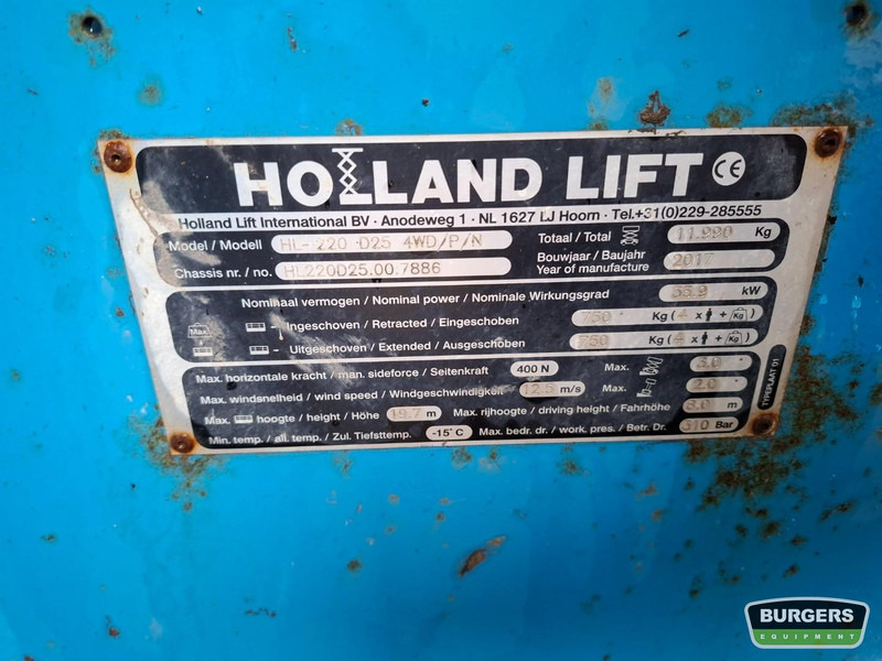 HOLLANDLIFT HL220D25 - מעלית מספריים: תמונה 4 HOLLANDLIFT HL220D25 - מעלית מספריים: תמונה 4