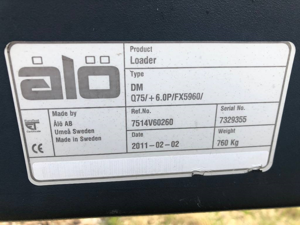 Reservdelar till Ålö / Trima Q75 Quicke - מעמיס קדמי לטרקטור: תמונה 3 Reservdelar till Ålö / Trima Q75 Quicke - מעמיס קדמי לטרקטור: תמונה 3