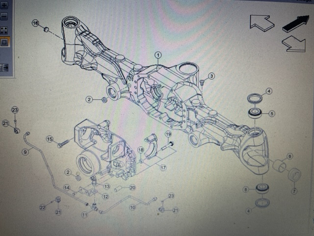 Carraro 25.55s części - סרן וחלקים עבור מכונה חקלאית: תמונה 1 Carraro 25.55s części - סרן וחלקים עבור מכונה חקלאית: תמונה 1