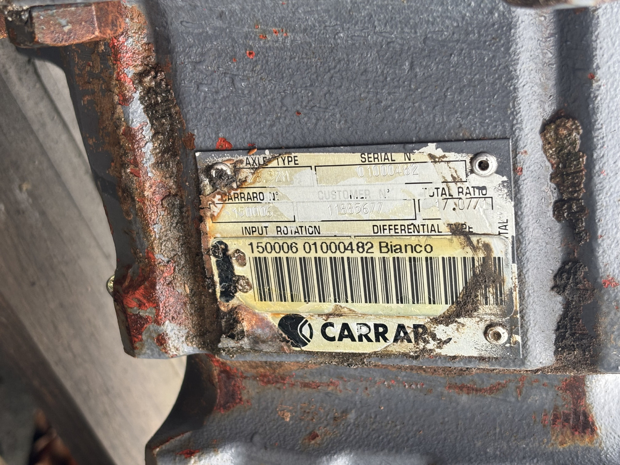 Carraro 28.32M 11885677 150006 Obudowa Mostu Pochwa Zwolnica Zwrotnica Hamulec Piasta CZĘŚCI - סרן וחלקים עבור מכונה חקלאית: תמונה 5 Carraro 28.32M 11885677 150006 Obudowa Mostu Pochwa Zwolnica Zwrotnica Hamulec Piasta CZĘŚCI - סרן וחלקים עבור מכונה חקלאית: תמונה 5