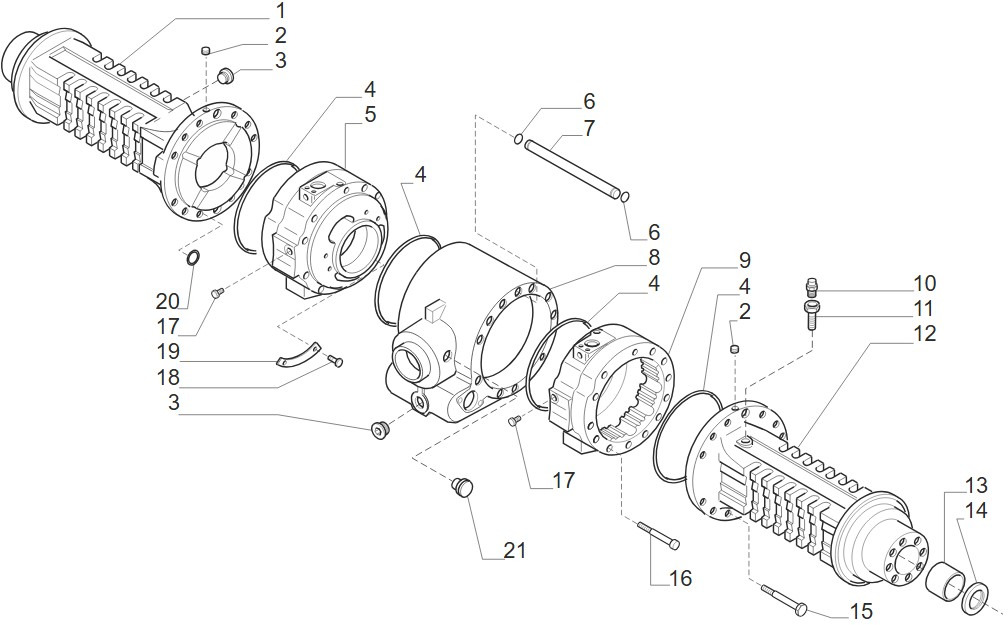 Carraro 28.32M 11885677 150006 Obudowa Mostu Pochwa Zwolnica Zwrotnica Hamulec Piasta CZĘŚCI - סרן וחלקים עבור מכונה חקלאית: תמונה 2 Carraro 28.32M 11885677 150006 Obudowa Mostu Pochwa Zwolnica Zwrotnica Hamulec Piasta CZĘŚCI - סרן וחלקים עבור מכונה חקלאית: תמונה 2