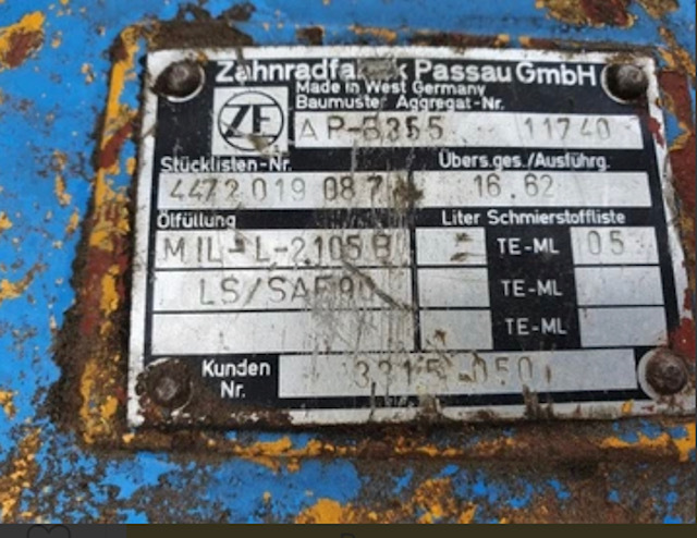 Caterpillar 212 ZF AP-B355 , APL-B355 zwolnica zwrotnica Piasta obudowa mostu - מפרק היגוי עבור מכונה חקלאית: תמונה 2 Caterpillar 212 ZF AP-B355 , APL-B355 zwolnica zwrotnica Piasta obudowa mostu - מפרק היגוי עבור מכונה חקלאית: תמונה 2