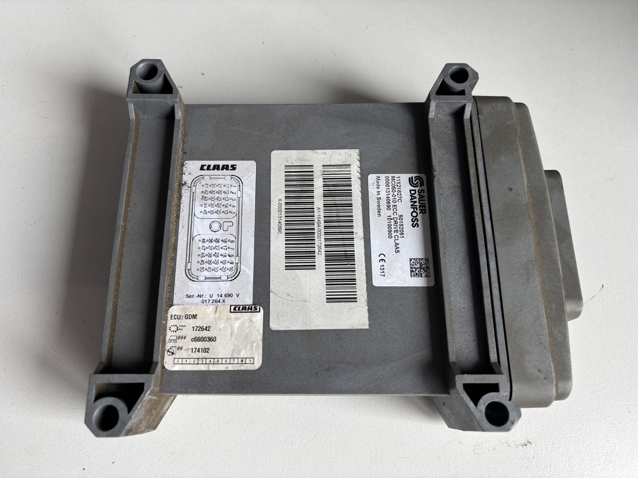 Claas Lexion 600 700 - moduł napędu jezdnego 0000172642 11121827C 10100900 X-000013140690 - ECU עבור מכונה חקלאית: תמונה 3 Claas Lexion 600 700 - moduł napędu jezdnego 0000172642 11121827C 10100900 X-000013140690 - ECU עבור מכונה חקלאית: תמונה 3