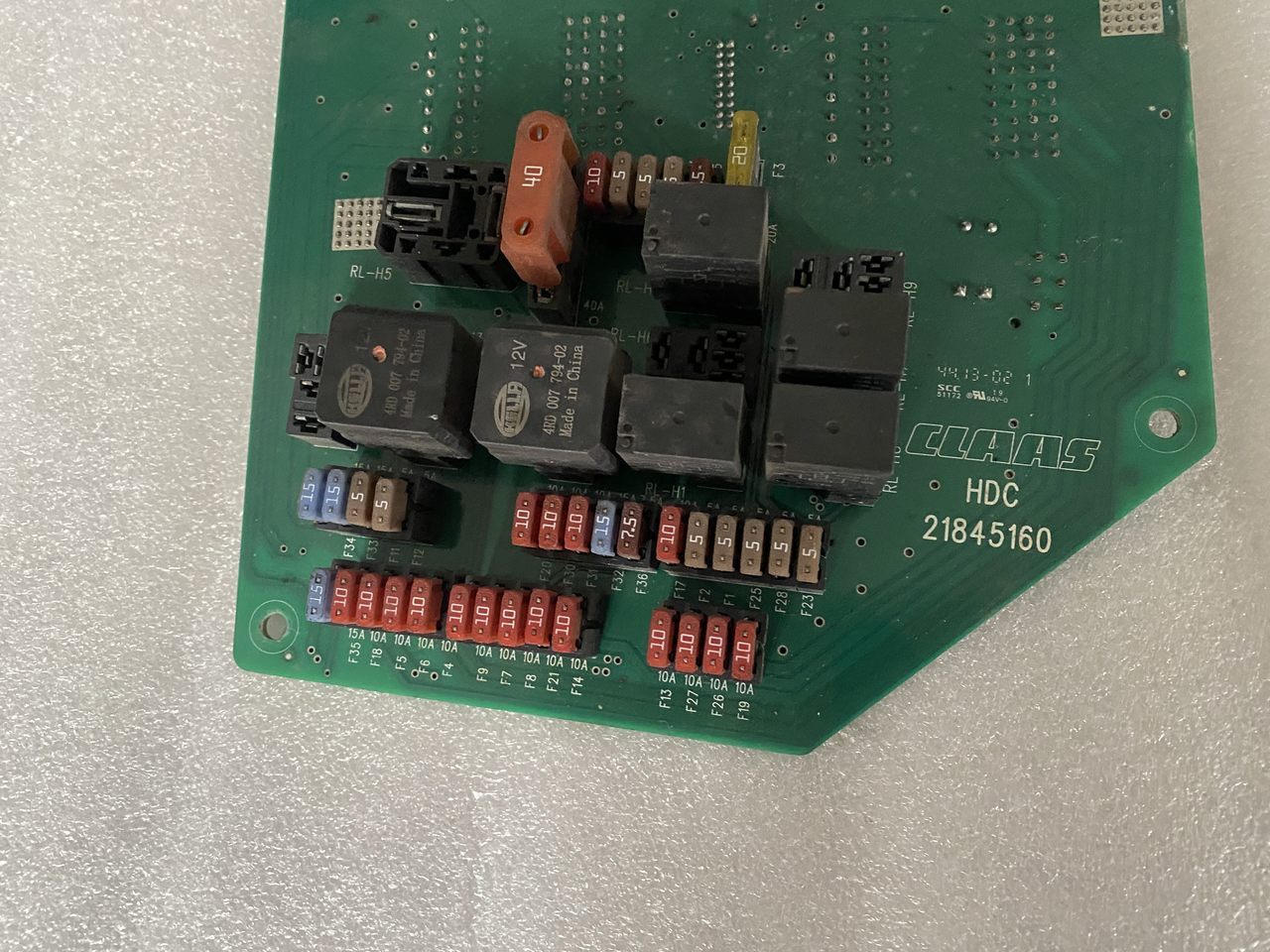 Claas Lexion Płyta Bezpieczników HDC 21845160 | PRF 21845100 - נתיך עבור מכונה חקלאית: תמונה 1 Claas Lexion Płyta Bezpieczników HDC 21845160 | PRF 21845100 - נתיך עבור מכונה חקלאית: תמונה 1