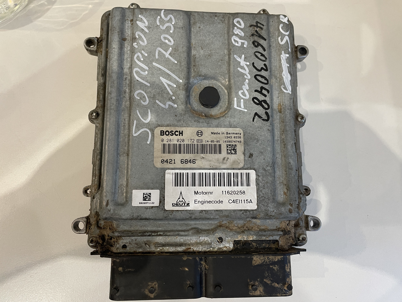 Claas Scorpion 7055 - sterownik moduł silnika ECU 0421020172 04216846 - ECU עבור מכונה חקלאית: תמונה 1 Claas Scorpion 7055 - sterownik moduł silnika ECU 0421020172 04216846 - ECU עבור מכונה חקלאית: תמונה 1