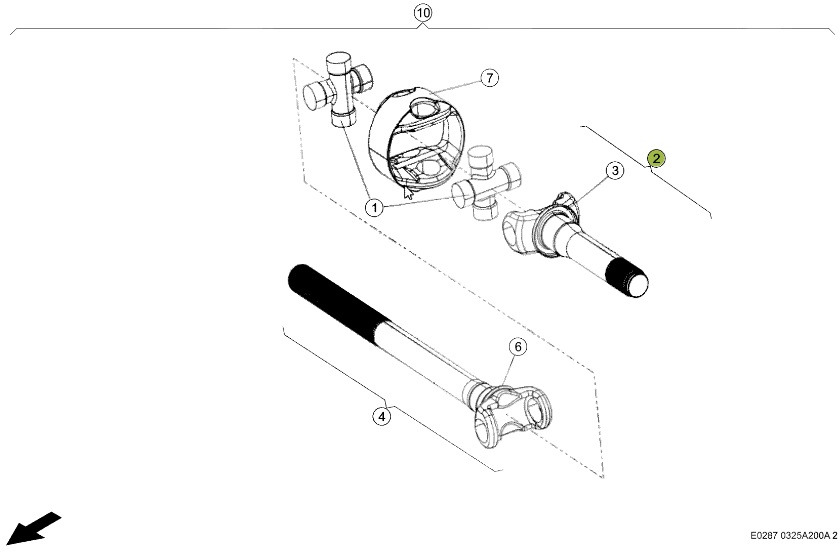 Claas Xerion 4000 - mechanizm róźnicowy dyferencjał - oś wtykana 0014996660 - הילוך דיפרנציאלי עבור מכונה חקלאית: תמונה 1 Claas Xerion 4000 - mechanizm róźnicowy dyferencjał - oś wtykana 0014996660 - הילוך דיפרנציאלי עבור מכונה חקלאית: תמונה 1