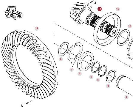 Fendt 924 927 930 933 936 Vario Valtra Wałek Atakujący Z Kołem z12x43 945100410020 945100410010 - גל הנעה עבור מכונה חקלאית: תמונה 1 Fendt 924 927 930 933 936 Vario Valtra Wałek Atakujący Z Kołem z12x43 945100410020 945100410010 - גל הנעה עבור מכונה חקלאית: תמונה 1