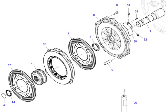 Fendt 930 933 936 939 942 Vario Gen 6 Hamulec Tarczowy Kompletny Prawa Lewa Strona CZĘŚCI - דיסק בלמים עבור טרקטור חקלאי: תמונה 1 Fendt 930 933 936 939 942 Vario Gen 6 Hamulec Tarczowy Kompletny Prawa Lewa Strona CZĘŚCI - דיסק בלמים עבור טרקטור חקלאי: תמונה 1
