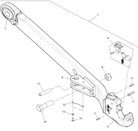 Fendt Vario 1038 1042 1046 1050 GEN 3 Cięgno Dolne Prawe Lewe G530871206034 G530871206044 - מסגרת/ שלדה עבור מכונה חקלאית: תמונה 1 Fendt Vario 1038 1042 1046 1050 GEN 3 Cięgno Dolne Prawe Lewe G530871206034 G530871206044 - מסגרת/ שלדה עבור מכונה חקלאית: תמונה 1