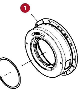 Fendt Vario 1038 1042 1046 1050 GEN 3 Pokrywa Łożyska Przedniej Osi F530300190010 - סרן קדמי עבור מכונה חקלאית: תמונה 1 Fendt Vario 1038 1042 1046 1050 GEN 3 Pokrywa Łożyska Przedniej Osi F530300190010 - סרן קדמי עבור מכונה חקלאית: תמונה 1