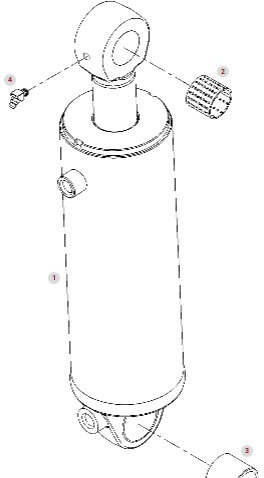 Fendt Vario 1038 1042 1046 1050 GEN 3 Siłownik Cylinder Hydrauliczny G530871200012 - צילינדר הידרולי עבור מכונה חקלאית: תמונה 1 Fendt Vario 1038 1042 1046 1050 GEN 3 Siłownik Cylinder Hydrauliczny G530871200012 - צילינדר הידרולי עבור מכונה חקלאית: תמונה 1