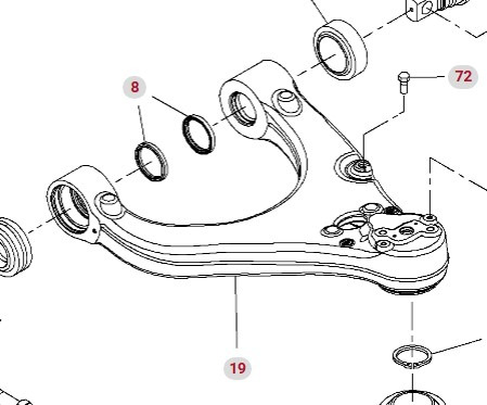 Fendt Vario 1038 1042 1046 1050 GEN 3 Wahacz Kompletny Prawy Prawa Strona F530300051090 - מוט תגובה עבור מכונה חקלאית: תמונה 1 Fendt Vario 1038 1042 1046 1050 GEN 3 Wahacz Kompletny Prawy Prawa Strona F530300051090 - מוט תגובה עבור מכונה חקלאית: תמונה 1
