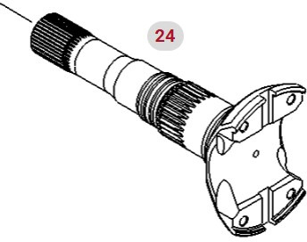 Fendt Vario 1038 1042 1046 1050 GEN 3 Wał Hamulcy Hamulców F530300200180 - חלקי בלמים עבור מכונה חקלאית: תמונה 1 Fendt Vario 1038 1042 1046 1050 GEN 3 Wał Hamulcy Hamulców F530300200180 - חלקי בלמים עבור מכונה חקלאית: תמונה 1