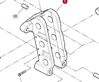 Fendt Vario 1038 1042 1046 1050 GEN 3 Wspornik Tylnego TUZ 530871205013 - מסגרת/ שלדה עבור מכונה חקלאית: תמונה 1 Fendt Vario 1038 1042 1046 1050 GEN 3 Wspornik Tylnego TUZ 530871205013 - מסגרת/ שלדה עבור מכונה חקלאית: תמונה 1