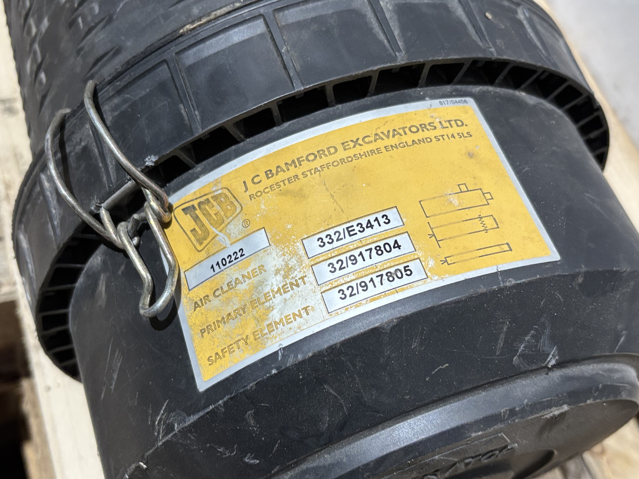 JCB 332/E3413 Filtr Powietrza Obudowa Filtra Powietrza - מסנן אוויר עבור מכונת בנייה: תמונה 1 JCB 332/E3413 Filtr Powietrza Obudowa Filtra Powietrza - מסנן אוויר עבור מכונת בנייה: תמונה 1