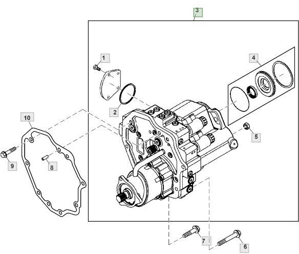 John Deere 3120 3320 3520 3720 - hydrostat silnik hydrostatyczny LVA15190 - מנוע הידרולי עבור מכונה חקלאית: תמונה 1 John Deere 3120 3320 3520 3720 - hydrostat silnik hydrostatyczny LVA15190 - מנוע הידרולי עבור מכונה חקלאית: תמונה 1