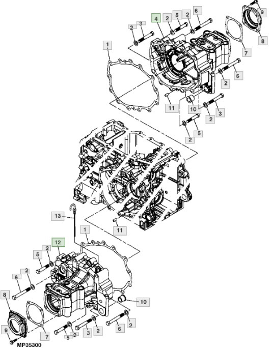 John Deere 3120 3320 3520 3720 - oś tylna obudowa LVU801518 - סרן אחורי עבור טרקטור חקלאי: תמונה 1 John Deere 3120 3320 3520 3720 - oś tylna obudowa LVU801518 - סרן אחורי עבור טרקטור חקלאי: תמונה 1