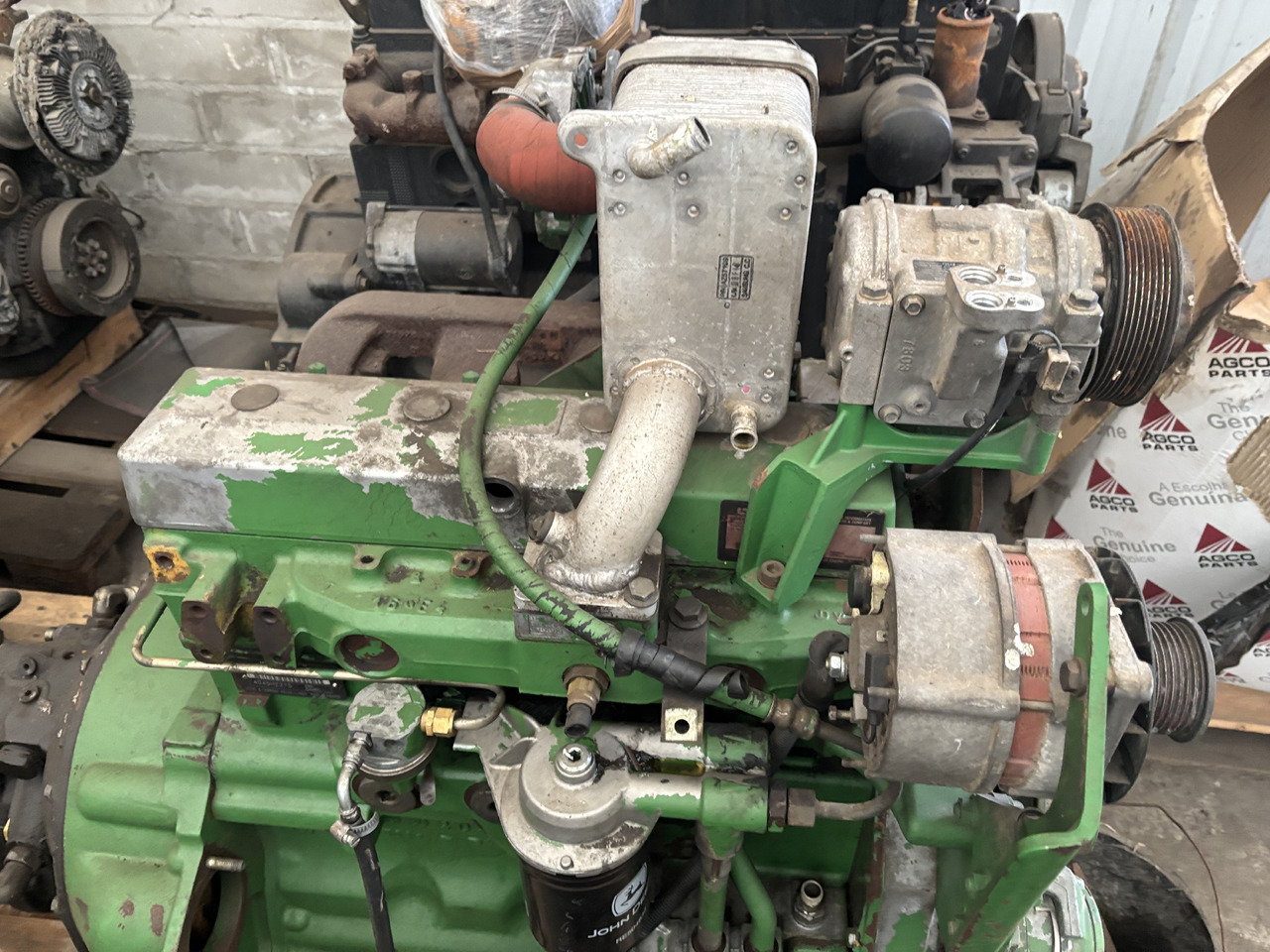 John Deere 3200, 3220, 3400 Silnik Słupek Blok Koło Zamachowe Kolektor Wał Wałek 4045HZ275 - גלגל תנופה עבור מכונה חקלאית: תמונה 3 John Deere 3200, 3220, 3400 Silnik Słupek Blok Koło Zamachowe Kolektor Wał Wałek 4045HZ275 - גלגל תנופה עבור מכונה חקלאית: תמונה 3