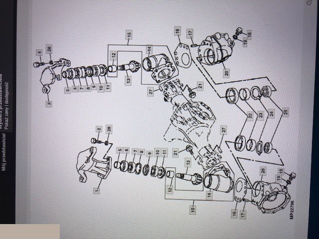John Deere 4115 - Most Przedni - סרן קדמי עבור מכונה חקלאית: תמונה 2 John Deere 4115 - Most Przedni - סרן קדמי עבור מכונה חקלאית: תמונה 2