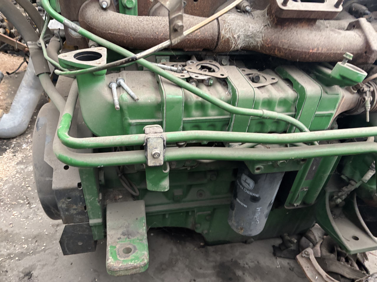 John Deere 6135RW405 Silnik Słupek Blok Kolektor Miska Olejowa Wał Koło Zamachowe Obudowa CZĘŚCI - גלגל תנופה עבור מכונה חקלאית: תמונה 4 John Deere 6135RW405 Silnik Słupek Blok Kolektor Miska Olejowa Wał Koło Zamachowe Obudowa CZĘŚCI - גלגל תנופה עבור מכונה חקלאית: תמונה 4