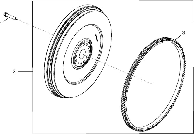John Deere 9470RX - Koło zamachowe DZ104911 (Silnik) - גלגל תנופה עבור מכונה חקלאית: תמונה 1 John Deere 9470RX - Koło zamachowe DZ104911 (Silnik) - גלגל תנופה עבור מכונה חקלאית: תמונה 1