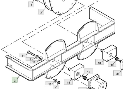 John Deere 9780CTS 9780HM 9780 CTS Rama Rozrzutnika Plew AZ61473CZĘŚCI - מסגרת/ שלדה עבור מכונה חקלאית: תמונה 1 John Deere 9780CTS 9780HM 9780 CTS Rama Rozrzutnika Plew AZ61473CZĘŚCI - מסגרת/ שלדה עבור מכונה חקלאית: תמונה 1
