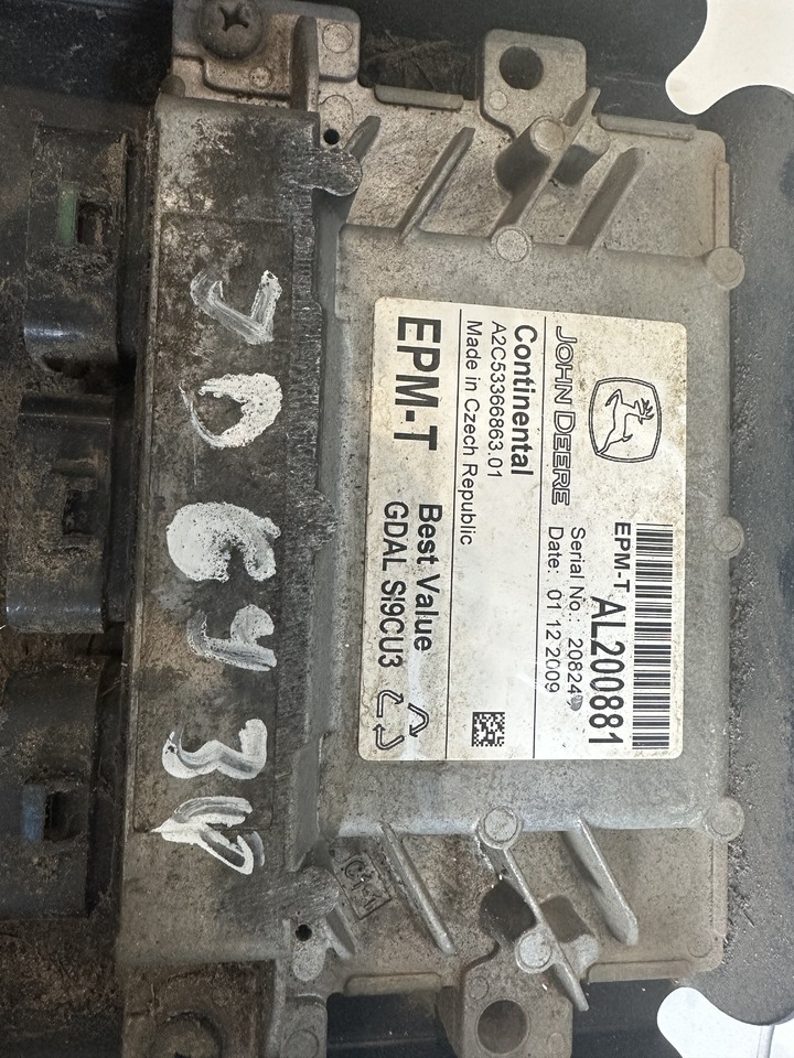 John Deere - AL200881 sterownik moduł EPM-T | AL205722 - ECU עבור מכונה חקלאית: תמונה 1 John Deere - AL200881 sterownik moduł EPM-T | AL205722 - ECU עבור מכונה חקלאית: תמונה 1