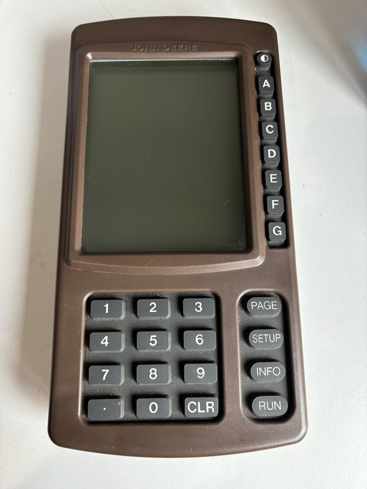 John Deere kombajn - monitor terminal GreenStar™ PF80444 PF90423 - תא ופנים הרכב עבור מקצרה: תמונה 1 John Deere kombajn - monitor terminal GreenStar™ PF80444 PF90423 - תא ופנים הרכב עבור מקצרה: תמונה 1