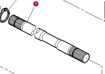 Massey Ferguson 6497 6499 Wał Odbioru Mocy WOM 3790868M1 - גל הנעה עבור מכונה חקלאית: תמונה 1 Massey Ferguson 6497 6499 Wał Odbioru Mocy WOM 3790868M1 - גל הנעה עבור מכונה חקלאית: תמונה 1