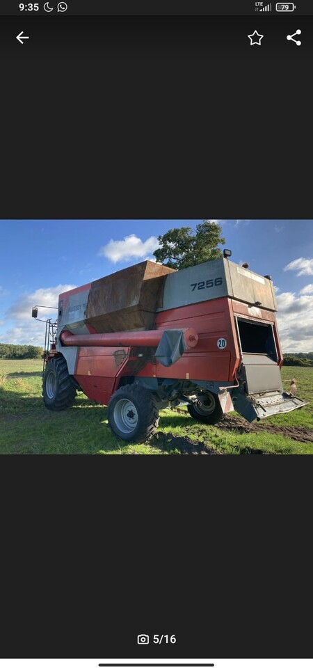 חלקי חילוף עבור מקצרת קומבינה Massey Ferguson 7256 [CZĘŚCI] - Wózek Do Kombajnu Koło Pasowe Silnik Skrzynia Siekacz: תמונה 7
