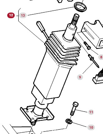 Massey Ferguson 8160 Kolumna Kierownicza CZĘŚCI 3713868M2 - עמודת היגוי עבור מכונה חקלאית: תמונה 2 Massey Ferguson 8160 Kolumna Kierownicza CZĘŚCI 3713868M2 - עמודת היגוי עבור מכונה חקלאית: תמונה 2