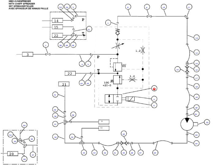Massey Fergusson MF 30 32 - hydromotor pompa hydrauliczna D45120700 - משאבה הידרולית עבור מכונה חקלאית: תמונה 1 Massey Fergusson MF 30 32 - hydromotor pompa hydrauliczna D45120700 - משאבה הידרולית עבור מכונה חקלאית: תמונה 1