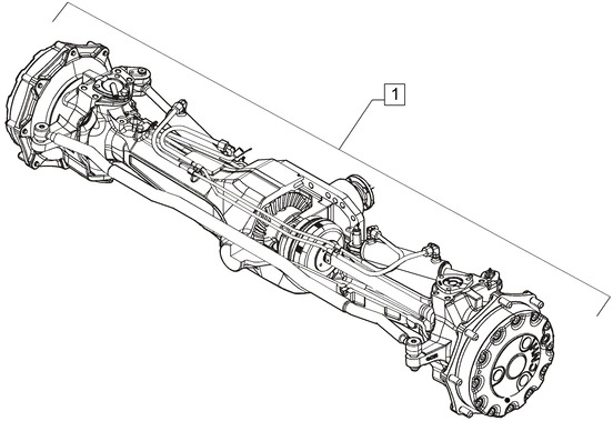 New Holland T6010 Most naped przedni 84180939 - סרן קדמי עבור מכונה חקלאית: תמונה 1 New Holland T6010 Most naped przedni 84180939 - סרן קדמי עבור מכונה חקלאית: תמונה 1