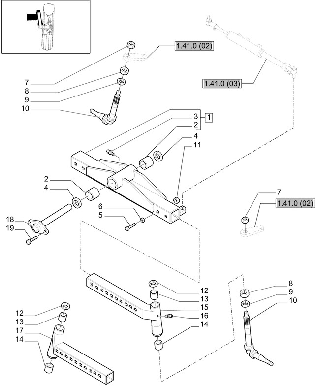 New Holland T6010 Oś przednia 82010791 - סרן קדמי עבור טרקטור חקלאי: תמונה 1 New Holland T6010 Oś przednia 82010791 - סרן קדמי עבור טרקטור חקלאי: תמונה 1