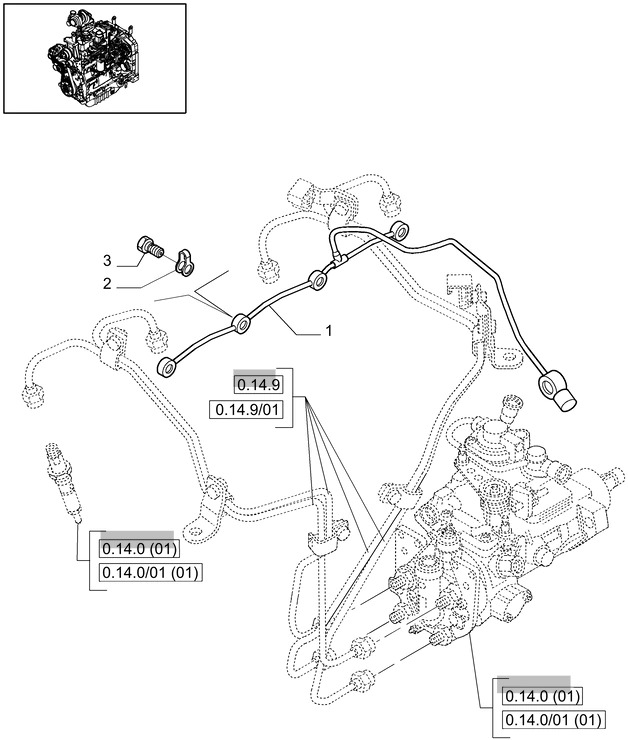 New Holland T6010 Rurka 2853955 - מנוע וחלקים עבור טרקטור חקלאי: תמונה 1 New Holland T6010 Rurka 2853955 - מנוע וחלקים עבור טרקטור חקלאי: תמונה 1