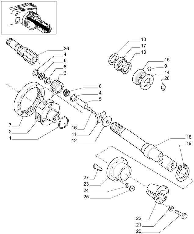 New Holland T6010 T6090 T6070 Piasta 47699301 - רכזת גלגלים עבור טרקטור חקלאי: תמונה 1 New Holland T6010 T6090 T6070 Piasta 47699301 - רכזת גלגלים עבור טרקטור חקלאי: תמונה 1