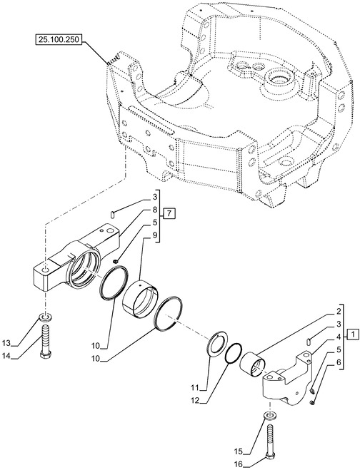 New Holland T6070 Czop zawieszenia obr 87543985 - מתלה עבור טרקטור חקלאי: תמונה 1 New Holland T6070 Czop zawieszenia obr 87543985 - מתלה עבור טרקטור חקלאי: תמונה 1