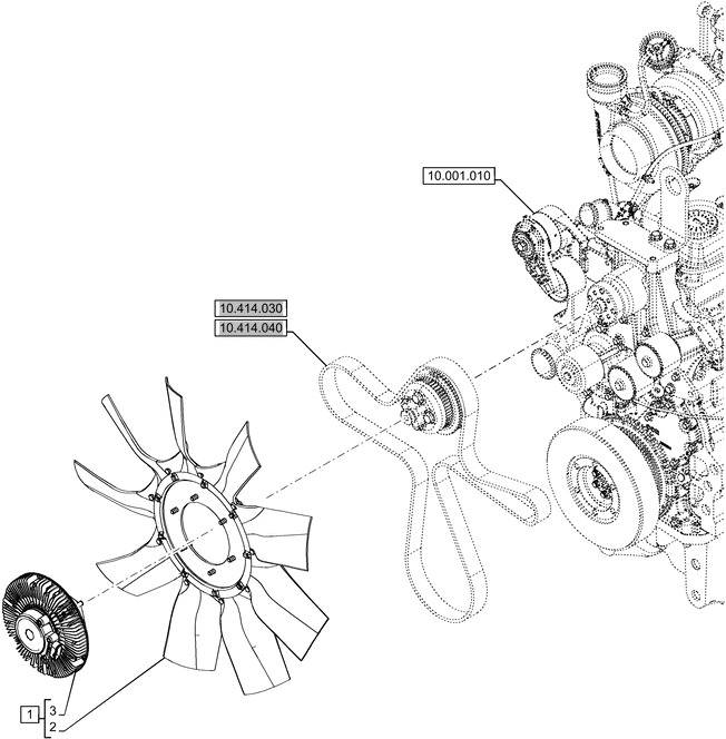 New Holland T6070 Pol wiskotyczne 47560853 - מאוורר עבור טרקטור חקלאי: תמונה 1 New Holland T6070 Pol wiskotyczne 47560853 - מאוורר עבור טרקטור חקלאי: תמונה 1