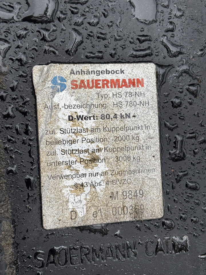 New Holland T6080 Rama Zaczepu Szyna Sauermann HS 78-NH HS 780-NH - גוף וחלק חיצוני עבור מכונה חקלאית: תמונה 5 New Holland T6080 Rama Zaczepu Szyna Sauermann HS 78-NH HS 780-NH - גוף וחלק חיצוני עבור מכונה חקלאית: תמונה 5