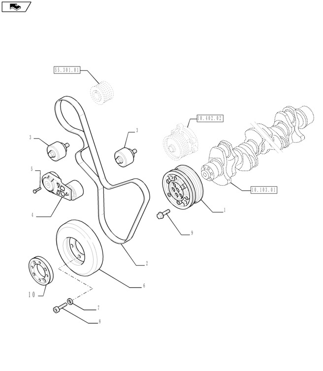 New Holland T6090 T6070 Napinacz maximum length 73 mm 504356836 - מותחן חגורה עבור מכונה חקלאית: תמונה 1 New Holland T6090 T6070 Napinacz maximum length 73 mm 504356836 - מותחן חגורה עבור מכונה חקלאית: תמונה 1