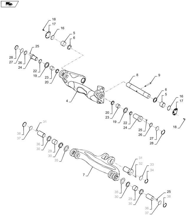 New Holland T6090 T6070 Płyta 87406476 - חלקי חילוף עבור טרקטור חקלאי: תמונה 1 New Holland T6090 T6070 Płyta 87406476 - חלקי חילוף עבור טרקטור חקלאי: תמונה 1