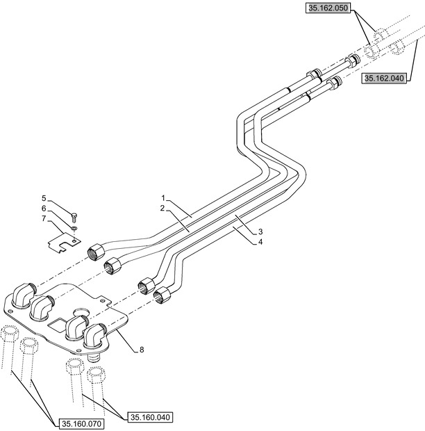 New Holland T6090 T6070 Płyta 87519678 - חלקי חילוף עבור טרקטור חקלאי: תמונה 1 New Holland T6090 T6070 Płyta 87519678 - חלקי חילוף עבור טרקטור חקלאי: תמונה 1