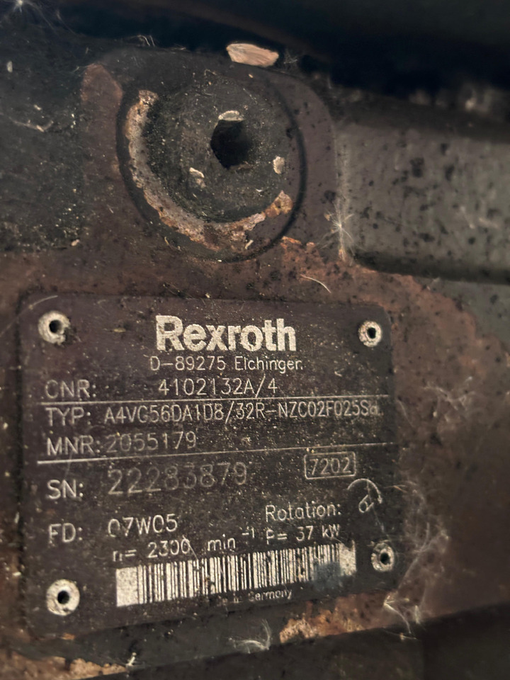 Rexroth 4102132A Pompa Hydrauliczna 4102132A/4, 4117935A/3 A4VG56DA1D8 - משאבה הידרולית עבור מכונה חקלאית: תמונה 3 Rexroth 4102132A Pompa Hydrauliczna 4102132A/4, 4117935A/3 A4VG56DA1D8 - משאבה הידרולית עבור מכונה חקלאית: תמונה 3
