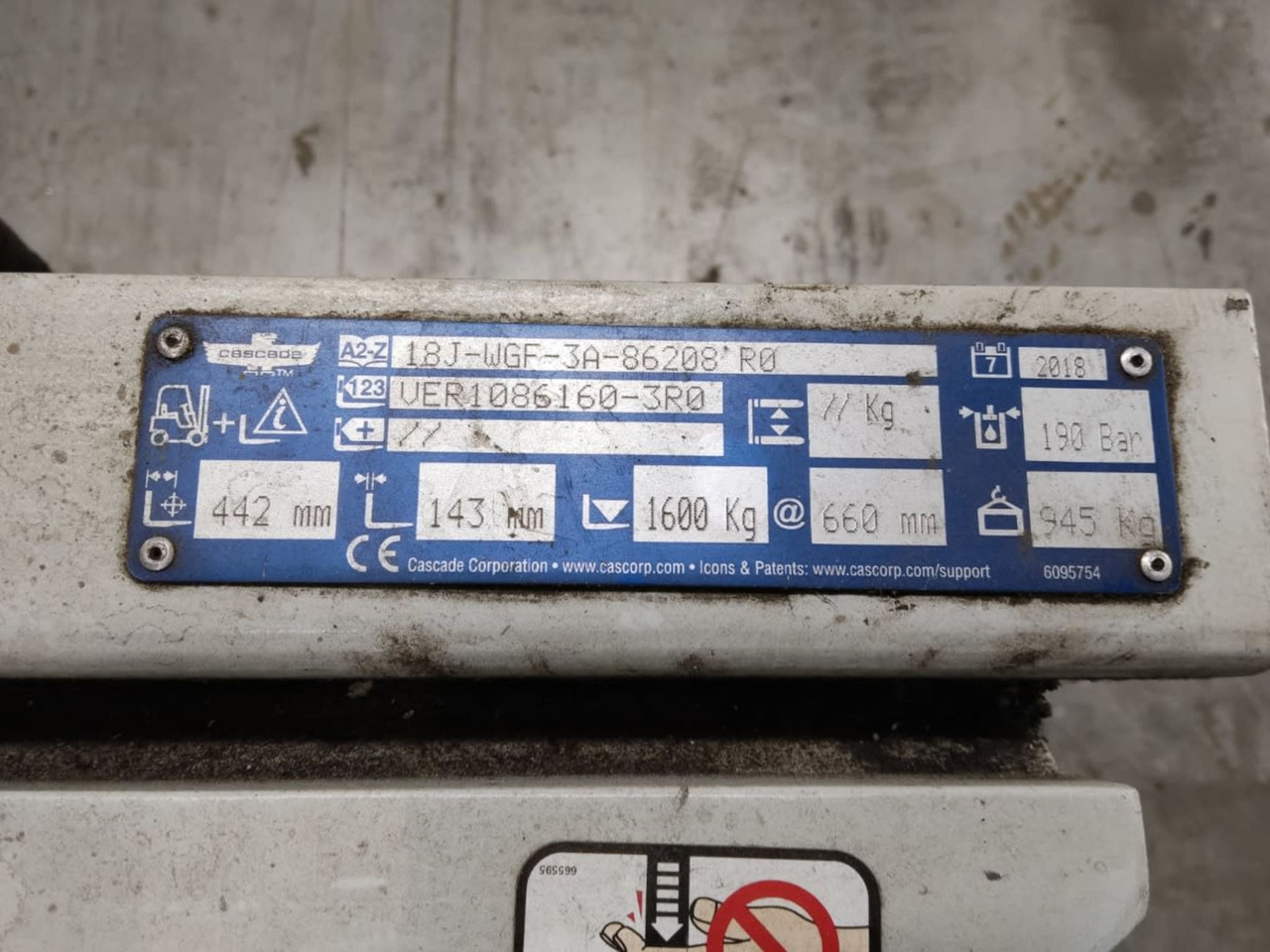 Cascade Bale clamp FEM3 - צרופה עבור ציוד לטיפול בחומרים: תמונה 4 Cascade Bale clamp FEM3 - צרופה עבור ציוד לטיפול בחומרים: תמונה 4